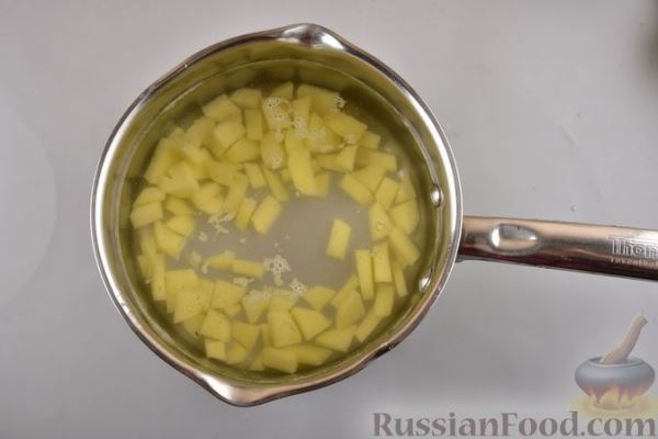 Суп с фрикадельками и фунчозой