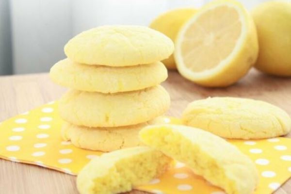 Мягкое лимонное печенье в формочках