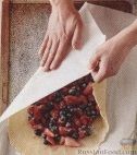 Открытый ягодный пирог